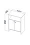 Hanah Home Armario Multiusos Berry - Sonomo, Blanco